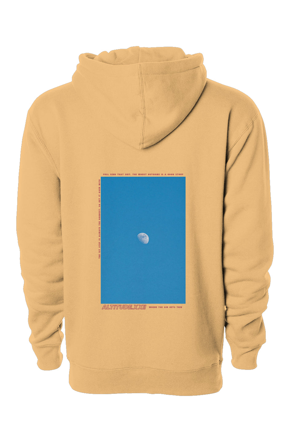 ALTITUDE22 HALF MOON HOODIE