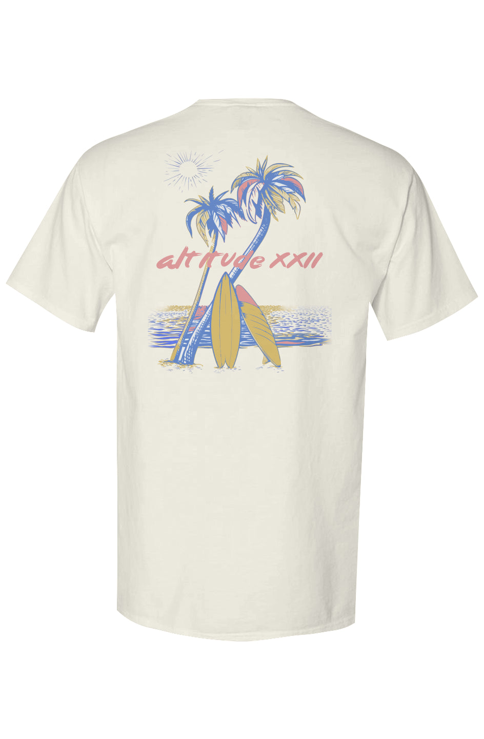 ALTITUDE22 TRIPPY BEACH TEE