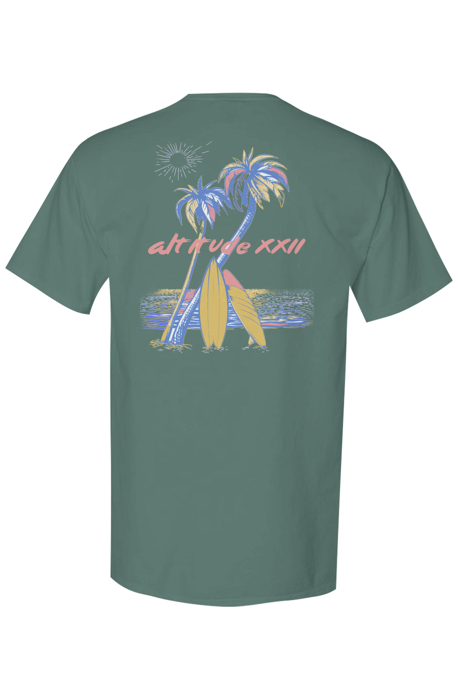 ALTITUDE22 TRIPPY BEACH TEE
