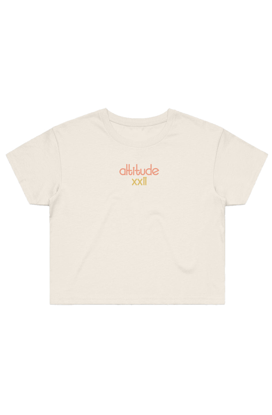 ALTITUDE22 FLOWERS AND WAVES CROP TEE