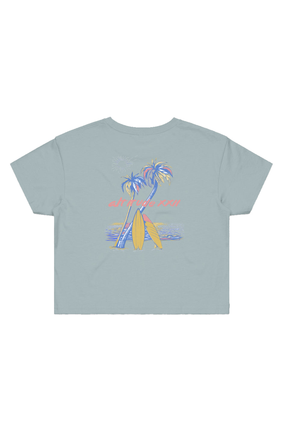 ALTITUDE22 TRIPPY BEACH CROP TOP