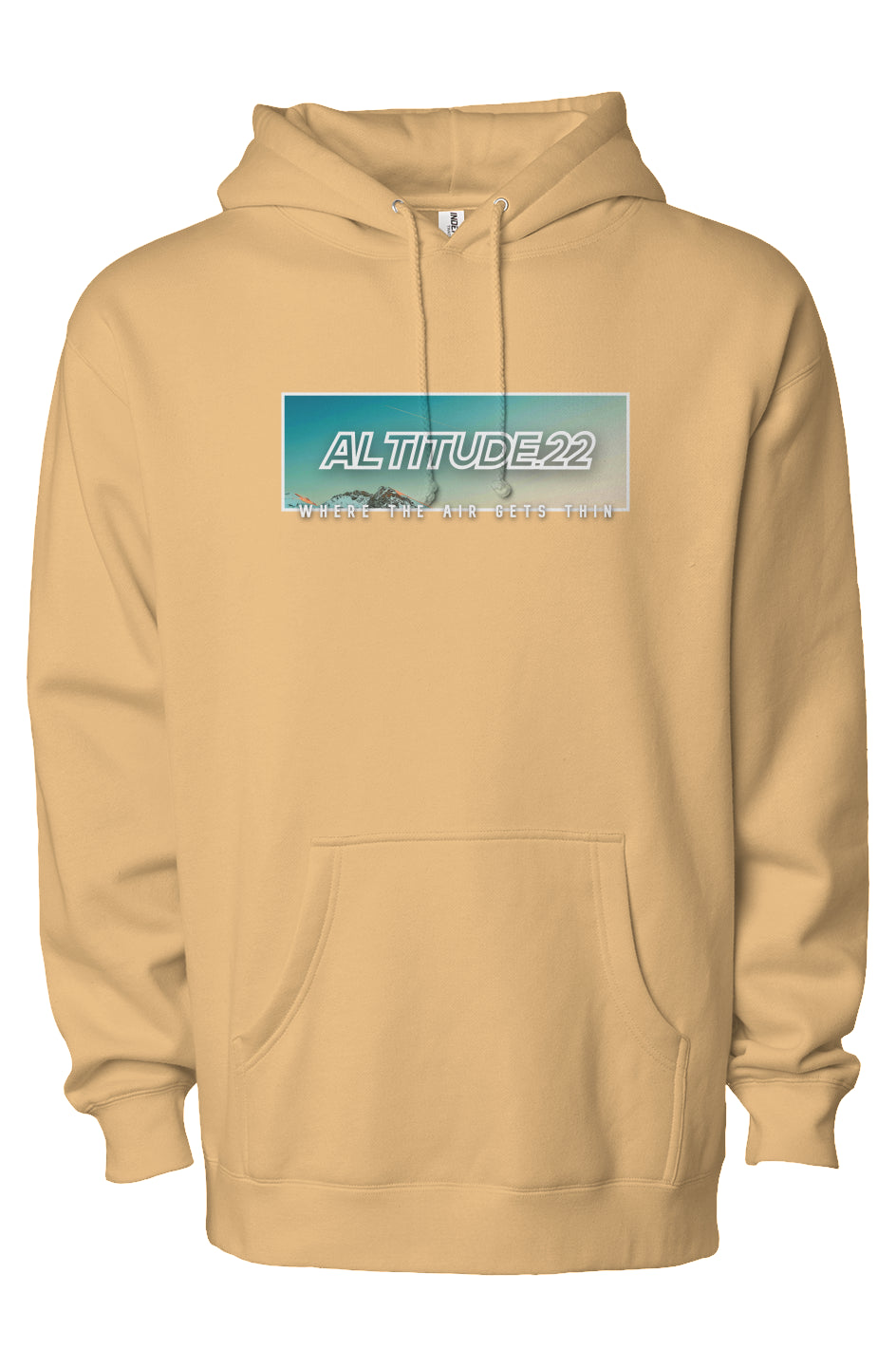 Altitude22 Sea Blue Heavyweight Hoodie